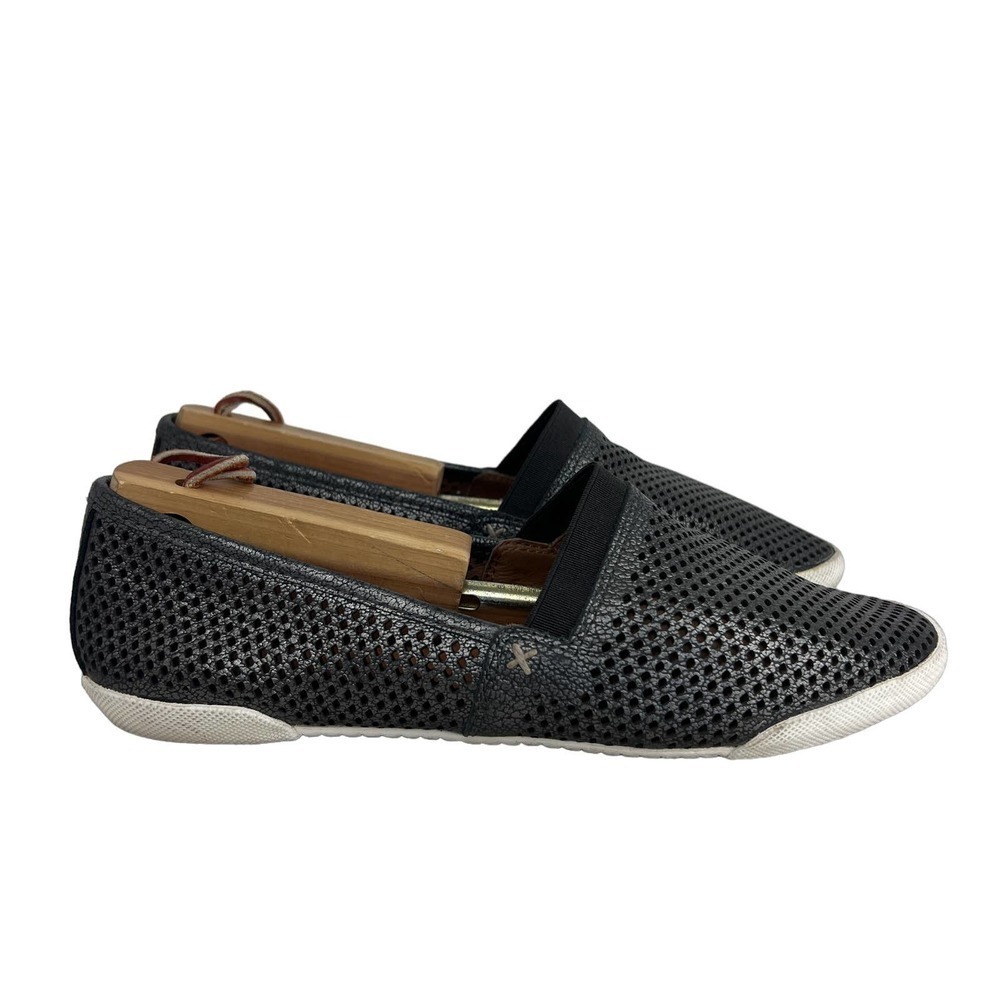 Frye Melanie Pewter Leather Slip On Shoe Womens Size: 7